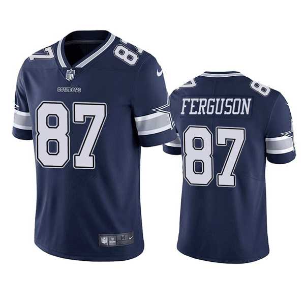 Men & Women & Youth Dallas Cowboys #87 Jake Ferguson Navy Vapor Untouchable Limited Football Stitched Jersey